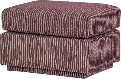 WOOOD Lou Hocker Dessin - Geweven Stof - Bordeauxrood - 40x60x50