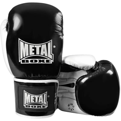 Leren bokshandschoenen Metal Boxe sparring