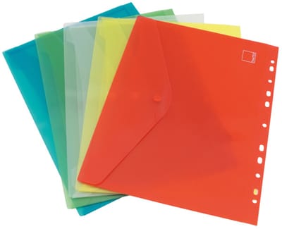 Eduplay documentenmap A4 set - kleurrijke opbergmappen voor kinderen.