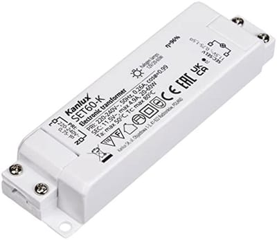 Elektronische Halogeentransformator 20 - 60W voor Huisverlichting