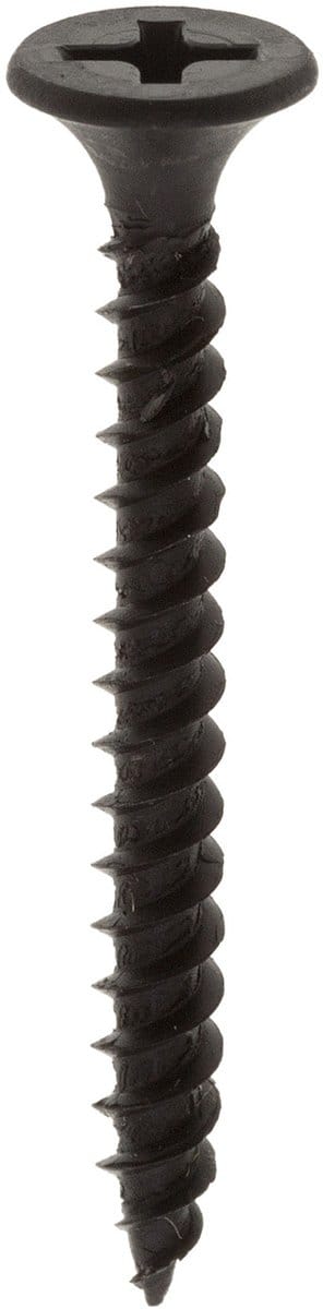 Deltafix Gipsplaatschroeven - 3.5 x 25 mm - Trompetkop - Roestbestendig - Zwart - 800 stuks