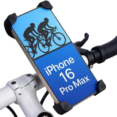 Telefoonhouder voor Fiets en Motor - 360 graden rotatie - GSM Houder Fiets - Fietshouder - Fiets Accessoires - Zwart