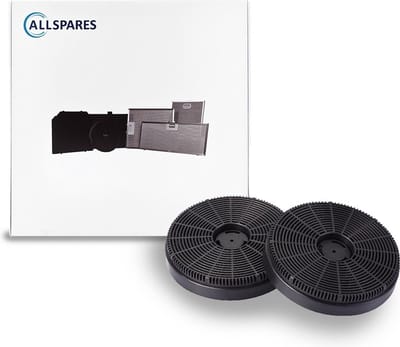 AllSpares Koolstoffilter (2 St.) voor Afzuigkap geschikt voor GoodHome 50 - CARBFILT50 (Ø150mm)