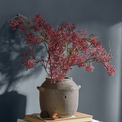 LOBERON Sierbloem set van 3 Lac Serein bordeaux