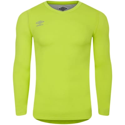Umbro Heren Elite V Neck Base Layer Top (Zure kalk)