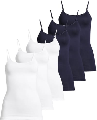 Conta Dames spaghettitop 6 pack Modal
