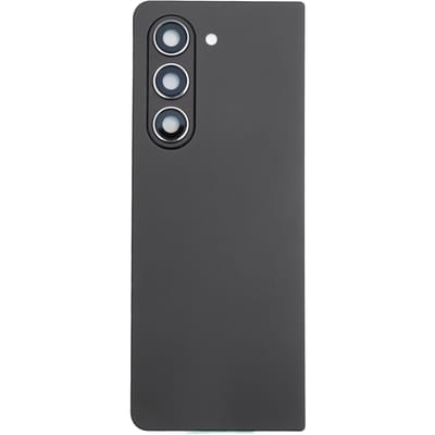 Achterkant Glazen Cover Vervanging voor Galaxy Z Fold 5 5G F946 Telefoon Achterpaneel Cover Behuizing Deur met zwart