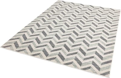 Easy Living - colt-chevron-grey Vloerkleed - 200x290  - Rechthoek - Laagpolig Tapijt - Modern - Grijs