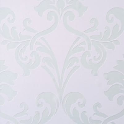 Rose metalic barok behang 47250