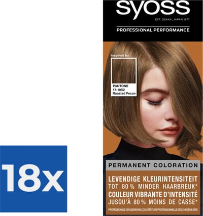 Syoss - Haarverf - 6_66 - Roasted Pecan - 115ml x 18