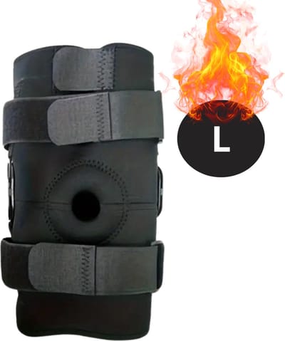 Nivard Kniebrace - Sportbrace Knie - Knee Sleeves - Knee Sleeves Powerlifting - Compressie Knie Brace - Knee Wraps - Knee Support - Dames - Heren - Stabiel - Maat L