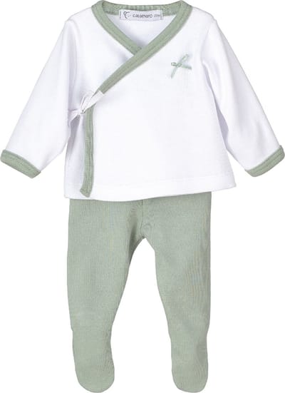 Calamaro - baby unisex - setje Odense - mintgroen - maat 50/56
