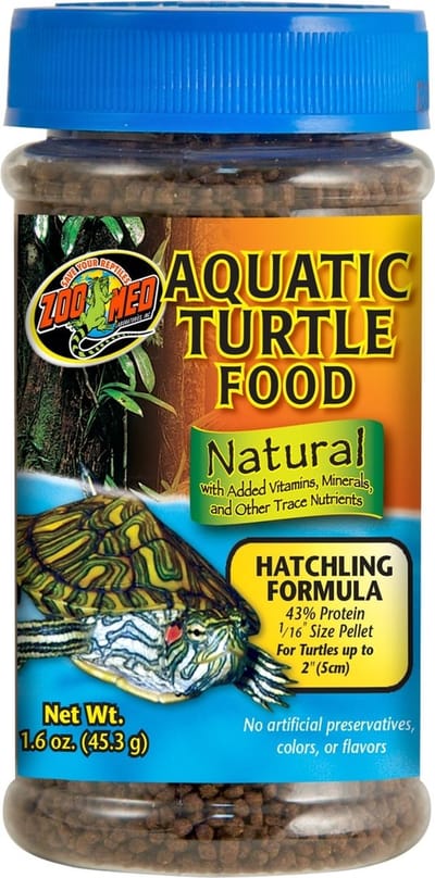 Zoo Med Hatchling Aquatic Turtle Food - Jonge Waterschildpaddenvoer -  45,3gr