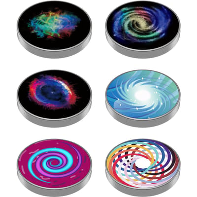 Galaxy Ster Roestvrij Staal Decompressie Gyroscoop Speelgoed Stressbestendig Metaal Vingertop Draaiende Gyroscoop Tafel Kindercadeau