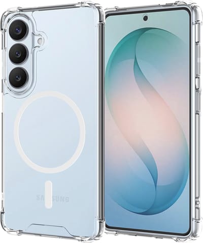 Cazy hoesje geschikt voor Samsung Galaxy S26 Plus – Impact Shockproof Case – Compatibel met MagSafe – Transparant