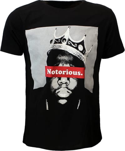 Biggie Smalls aka Notorious BIG T-Shirt - Officiële Merchandise - L