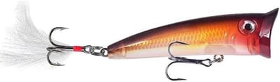 Vissaas, 1 visaas, oppervlak 7,5 cm, 10 g, kunstaas van hard plastic met veerhaak, materiaal aan de bar (F)