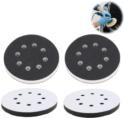 Interface pads voor polijsten - 125 mm, 8 gaten, zachte schuimschijven, schuurdiscs en polijstschijven voor een perfecte afwerking