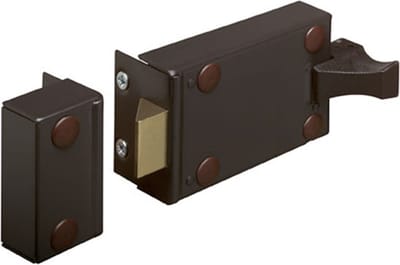 Oplegslot - Bruin - Staal - Lips - Lips OSW 1755-60 D bijzet DIN links1/rechts2 binnendraaiend