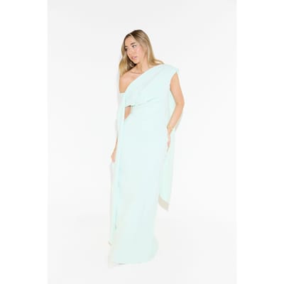 Odd Muse Drape Maxi Dress Mint Maat: XXS | Maxi Jurken Outlet | Dames | Groen