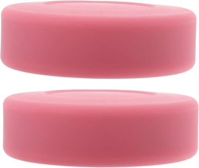 IJshockeypucks - Sportpucks - Sport Training - Stevig PVC Materiaal - 2 stuks - Roze
