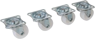 Zwenkwielen 4pk 31 mm