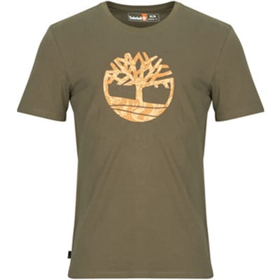Timberland  T-shirt Korte Mouw KENNEBEC RIVER CAMO TREE LOGO