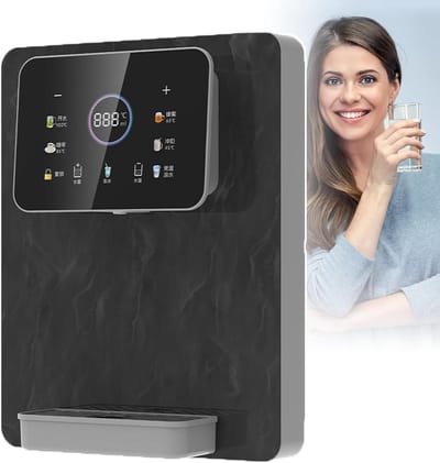 Warmwaterdispenser - Waterdispenser Wandmontage - Direct Warm Water - Elektronisch Kinderslot - 5 Temperatuurinstellingen - Wit