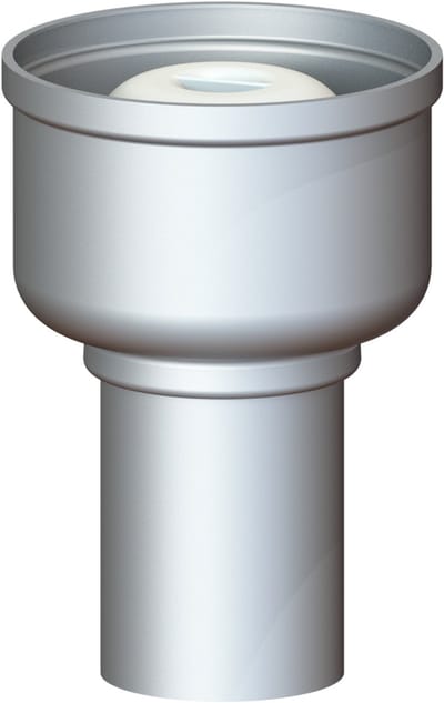 KESSEL-basiselement Ferrofix - Sys 125, DN 70, uitloop verticaal, 54410