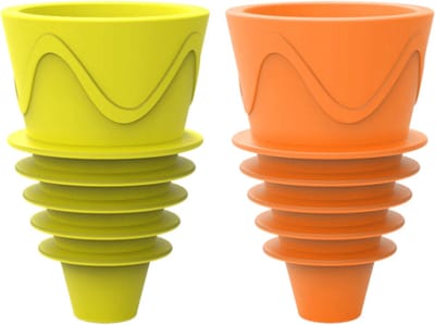 Fruitvliegjes Vanger - Vliegenvanger - Vliegenverjager - Wespenvanger - Rouwvliegjes Bestrijden - Vliegen - Siliconen - Vliegende insecten vallen - 2 Stuks