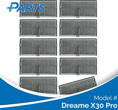 Dreame X30 Pro Filters (10 Stuks, Plus.Parts® alternatief voor RHF14)