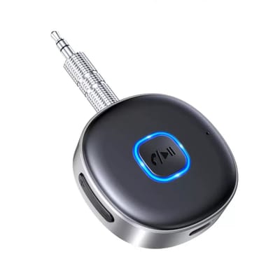 Ynkkvre -Bluetooth 5.0 - 3,5 Mm Aux - Draadloze Adapter Voor Hifi-Kwaliteit Audio En Dualverbinding - 1 Stuks - Voor Auto/Thuissysteem/Zwart
