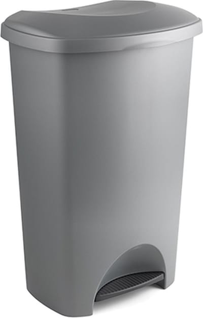 Pedaalemmer - Prullenbak - Afvalbak - 50 liter – Voetpedaal - Antraciet