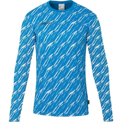 Uhlsport Progressive Keepershirt Lange Mouw Kinderen - Cyaan / Wit | Maat: 128