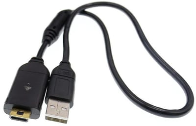 OneOne 0,5m USB kabel. Datakabel is voor enkele camera's ook een oplaadkabel snoer. Past op past op Samsung TL34HD, NV100HD, NV106HD, NV24HD, L85, SUC-C4