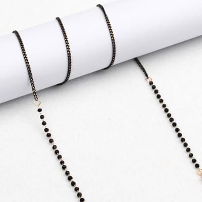 Mode Parel Masker Ketting Brillen Ketting Dames Vintage Metalen Zonnebril Lanyard Bril Touw Houder Nekband white