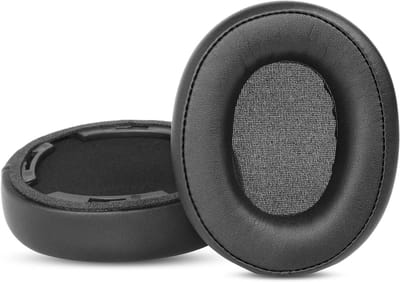 Vervangende Oorkussens voor Bluetooth Draadloze Over-Ear Hoofdtelefoons - Eenvoudige Installatie, Comfortabel en Duurzaam Kunstleer (Zwart)