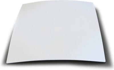 Vasco design plafond- of wandventiel luxe vierkant gebogen (incl. smiley)
