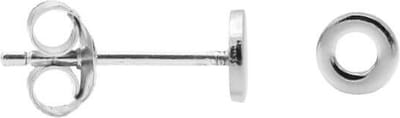 Karma Oorbellen Mini Open Circle Zilver