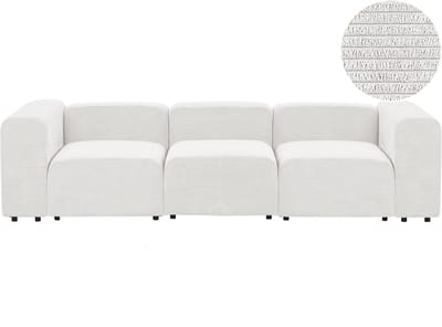 FALSTERBO - Modulaire driezitsbank - Gebroken wit - Corduroy