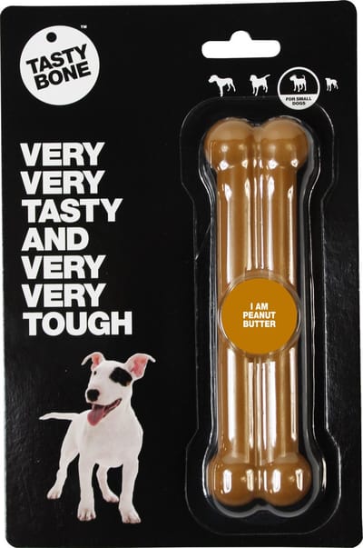 TastyBone - Small - Peanut Butter - Hond - Kauwspeelgoed - Vegan - Kluif - Nylabone