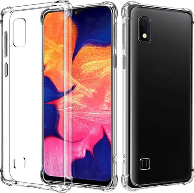 Hoesje voor Samsung Galaxy A10 backcover Shockproof siliconen Transparant