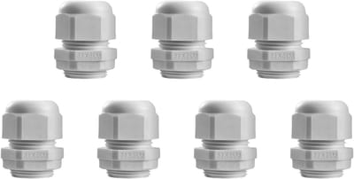 Waterdichte kabeldoorvoeren M25 IP68 voor buitengebruik - 7 stuks plastic nylon kabelgrommets voor tuin en controleboxen