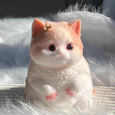 Taba Squishy Chat Flocage Mignon Jouet Fidget Extra Large Sensoriel Anti-Stress pour Enfants Adultes Relaxation Anxiété Presser Cadeau