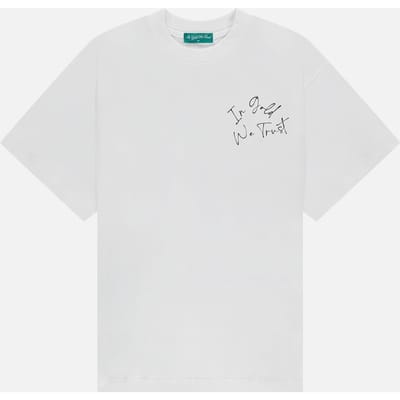 In Gold We Trust The Parrot White Size: XS | T-Shirts Outlet | Unisex | Wit
