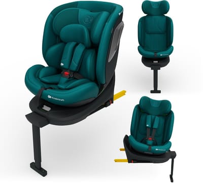 Kinderkraft I-360 2 PLUS Autostoel – 40-150 cm i-Size – Met Isofix – Groep 0/1/2/3 – Tot 12 Jaar – Groen
