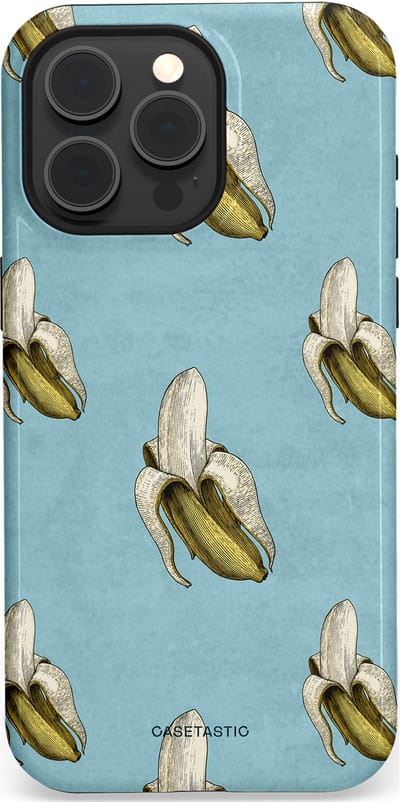 Casetastic Hoesje Geschikt voor Apple iPhone 15 Pro Max Magsafe - Stijlvolle Beschermende Duo-layer Case - Vintage Fruit Design