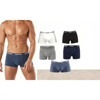 Set van 8 Uomo heren boxers: L