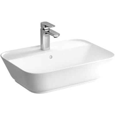 VitrA Options Geo countertop washbasin 59.5 x 42.5 cm w. overflow hole 7426B003-0001