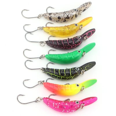 Vislok Drijvende Crankbaits Harde Aas Kunstmatig Mini Minnow Snoek Baars Forel Aas gray